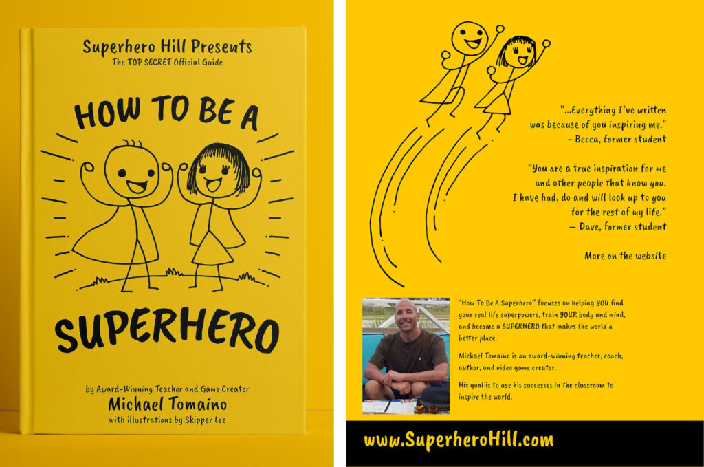 How To Be A Superhero: The TOP SECRET Official Guide Front And Back Cover